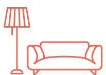Lounge Orange Icon